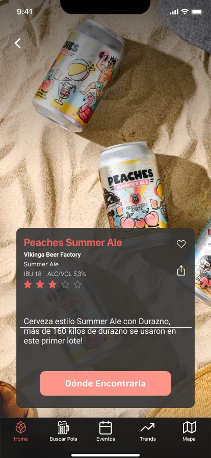 Ficha recomendada, Peaches Summer Ale