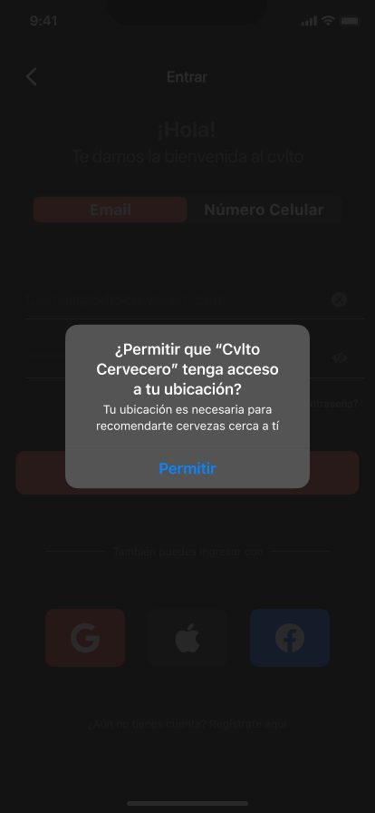 Login con correo electrónico