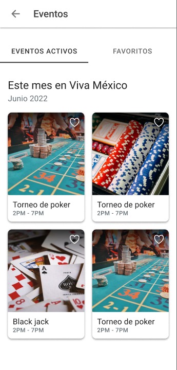 Eventos activos