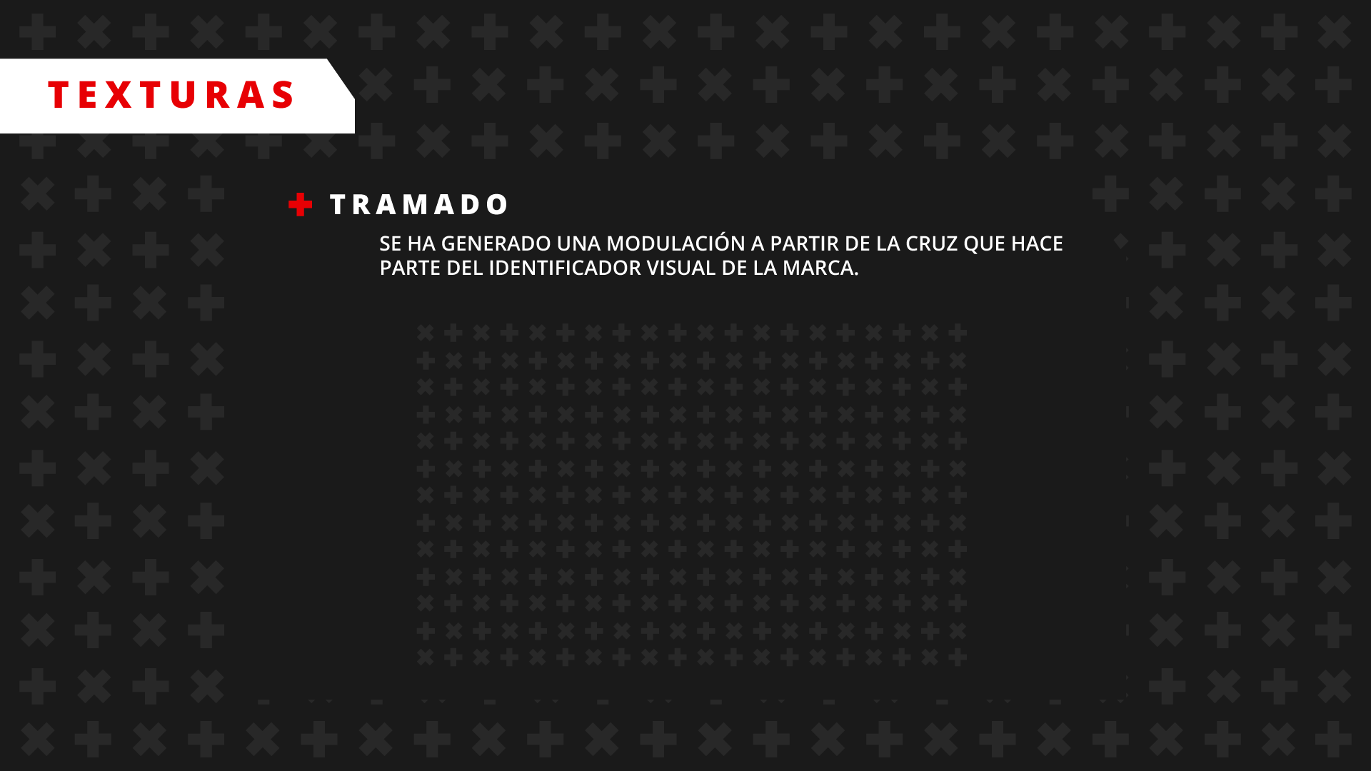 Texturas de tramado del rediseño de marca de Swiss Airlines